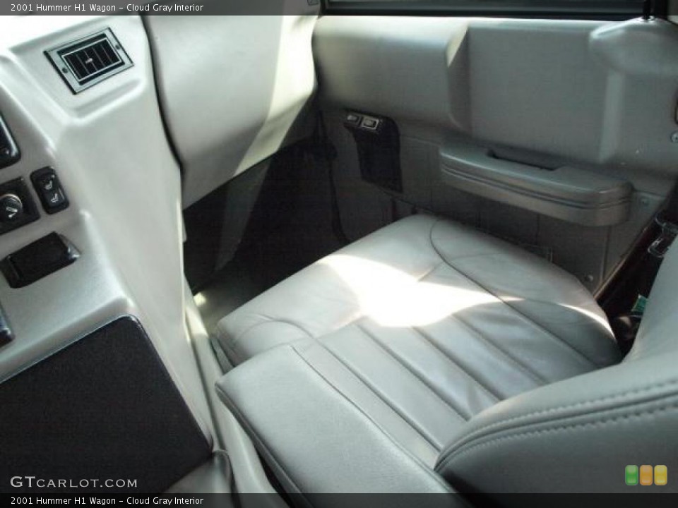 Cloud Gray 2001 Hummer H1 Interiors