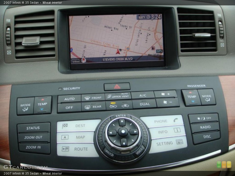 Wheat Interior Navigation for the 2007 Infiniti M 35 Sedan #48261780