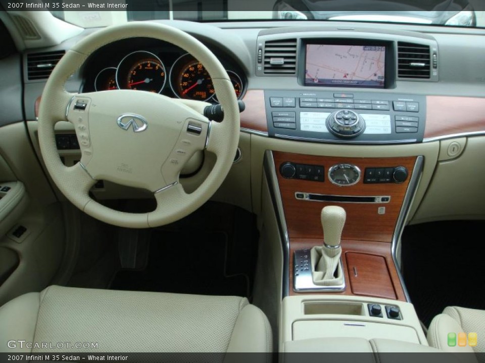 Wheat Interior Dashboard for the 2007 Infiniti M 35 Sedan #48261819