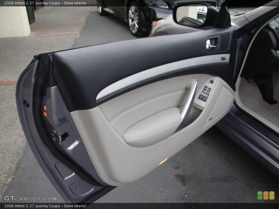 Stone Interior Door Panel for the 2008 Infiniti G 37 Journey Coupe #48262002