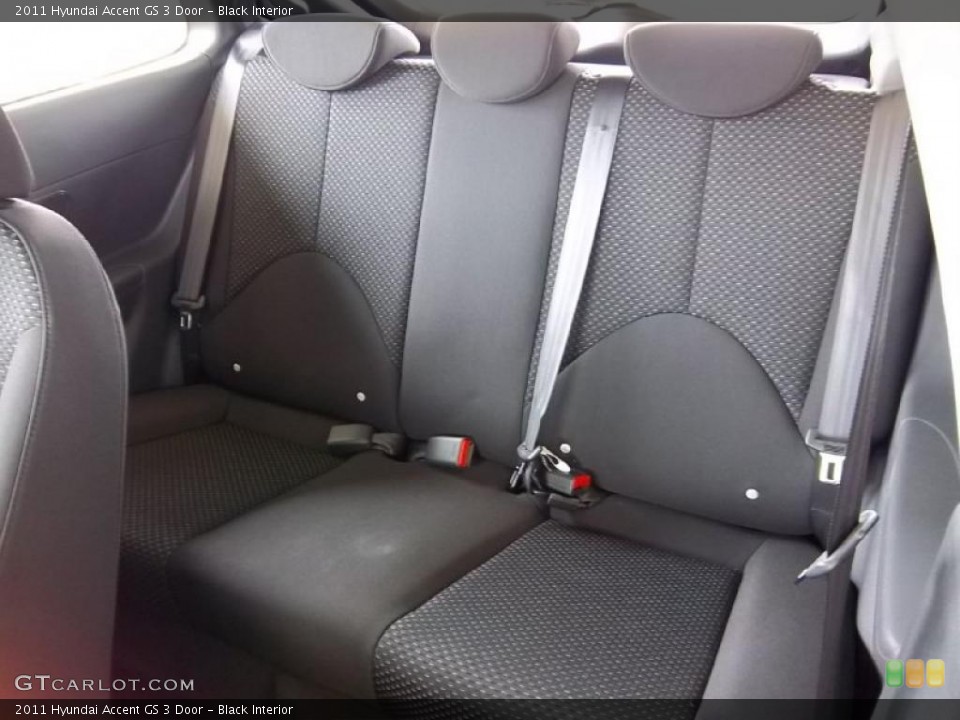 Black Interior Photo for the 2011 Hyundai Accent GS 3 Door #48262977