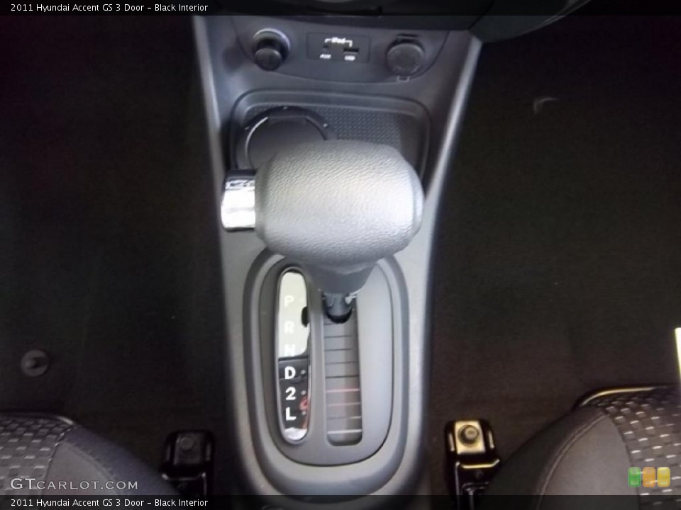 Black Interior Transmission for the 2011 Hyundai Accent GS 3 Door #48263061
