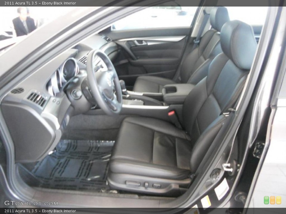 Ebony Black Interior Photo for the 2011 Acura TL 3.5 #48264510