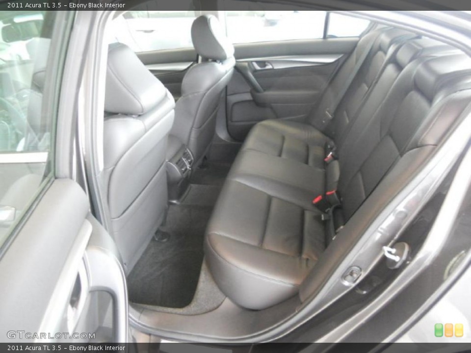 Ebony Black Interior Photo for the 2011 Acura TL 3.5 #48264519