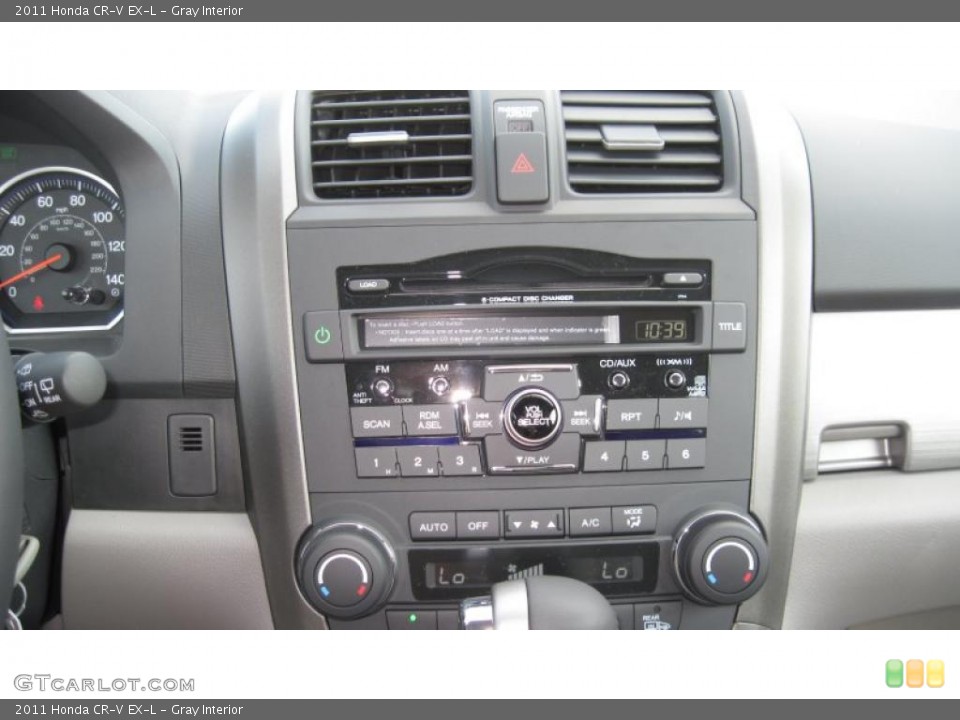 Gray Interior Controls for the 2011 Honda CR-V EX-L #48265494