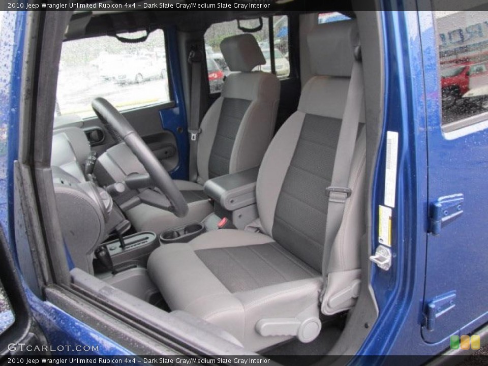 Dark Slate Gray/Medium Slate Gray Interior Photo for the 2010 Jeep Wrangler Unlimited Rubicon 4x4 #48266082