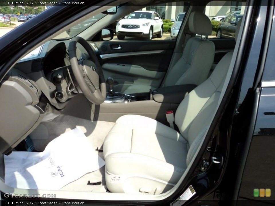 Stone Interior Photo for the 2011 Infiniti G 37 S Sport Sedan #48266388
