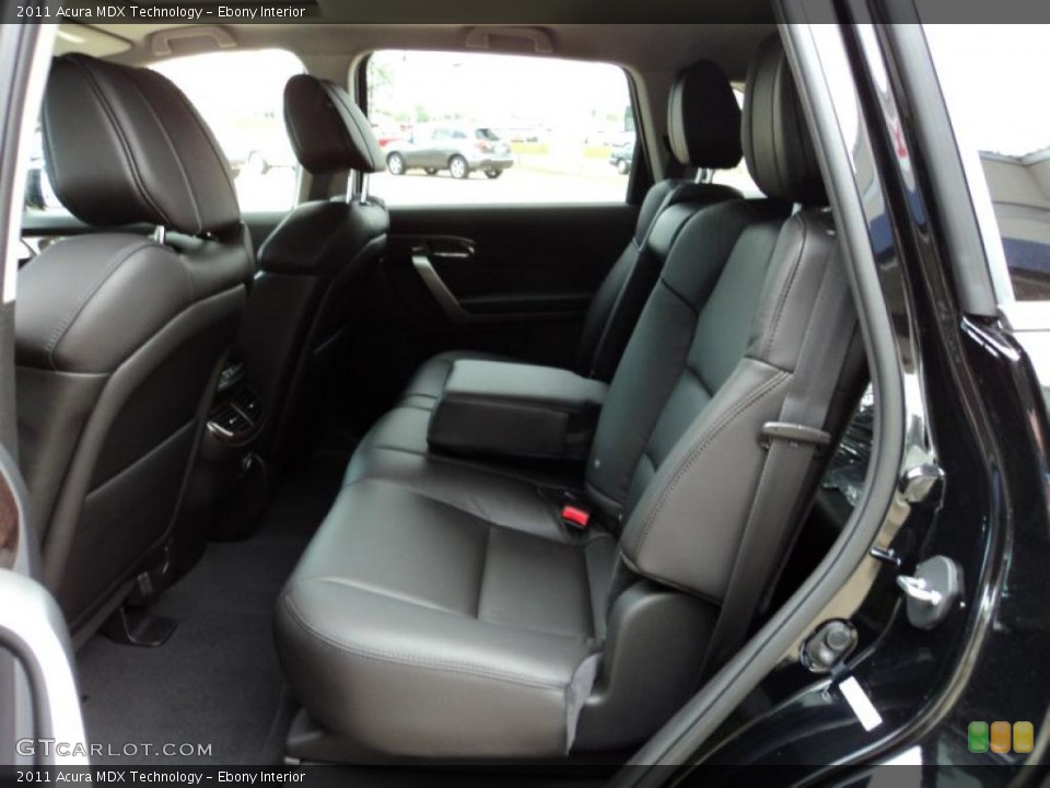 Ebony Interior Photo for the 2011 Acura MDX Technology #48266670