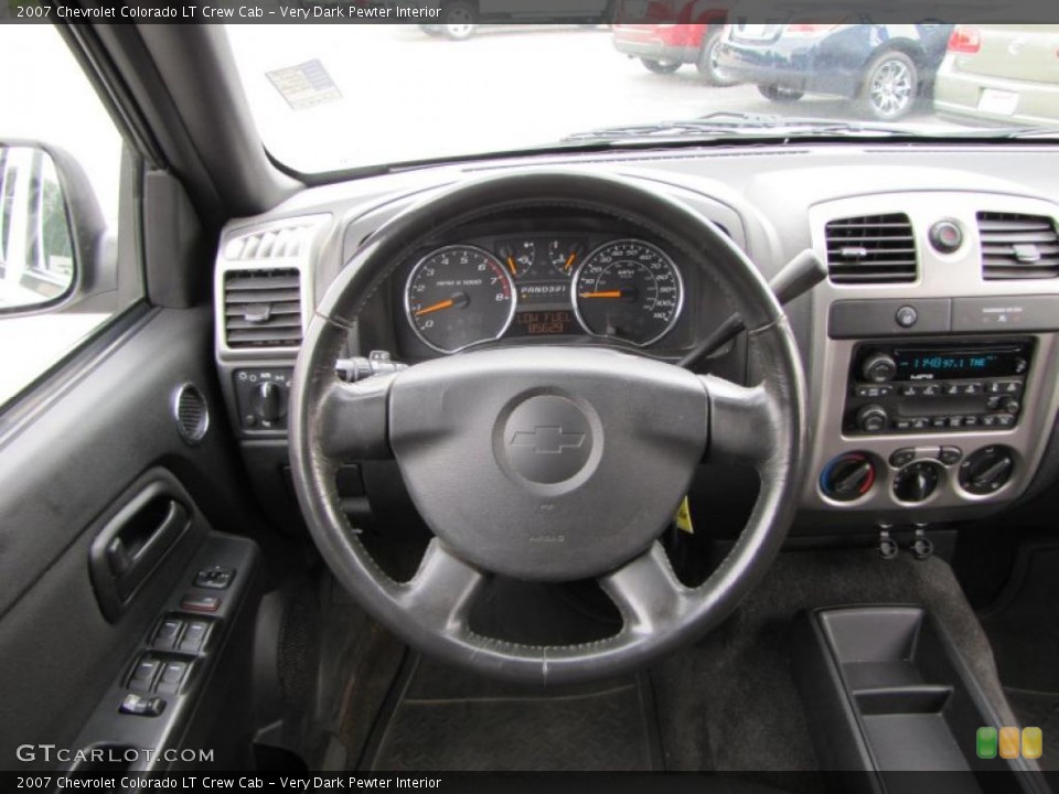 Very Dark Pewter Interior Steering Wheel for the 2007 Chevrolet Colorado LT Crew Cab #48269278