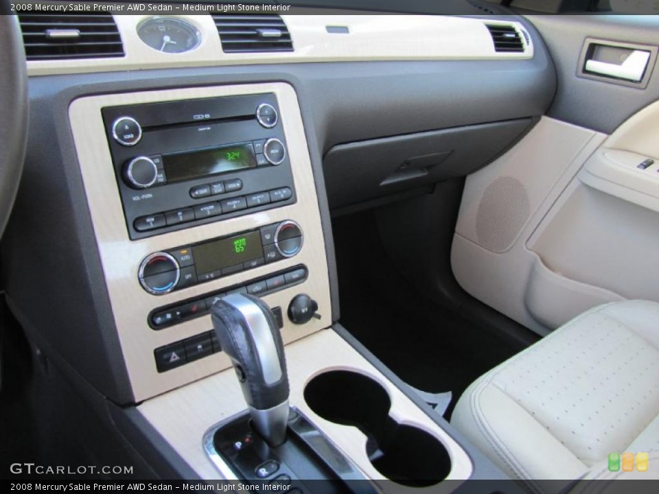Medium Light Stone Interior Controls for the 2008 Mercury Sable Premier AWD Sedan #48269461
