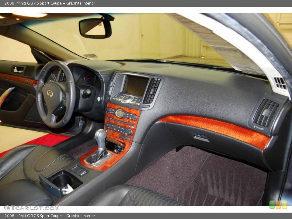 Graphite Interior Dashboard for the 2008 Infiniti G 37 S Sport Coupe #48269494