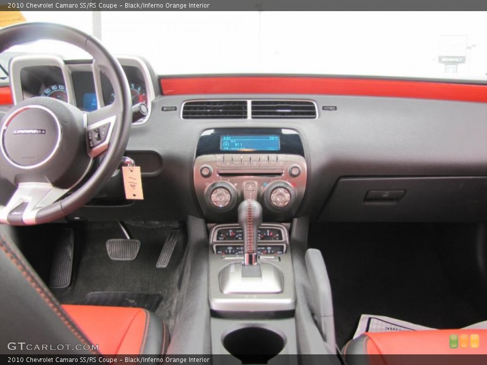 Black/Inferno Orange Interior Dashboard for the 2010 Chevrolet Camaro SS/RS Coupe #48269971