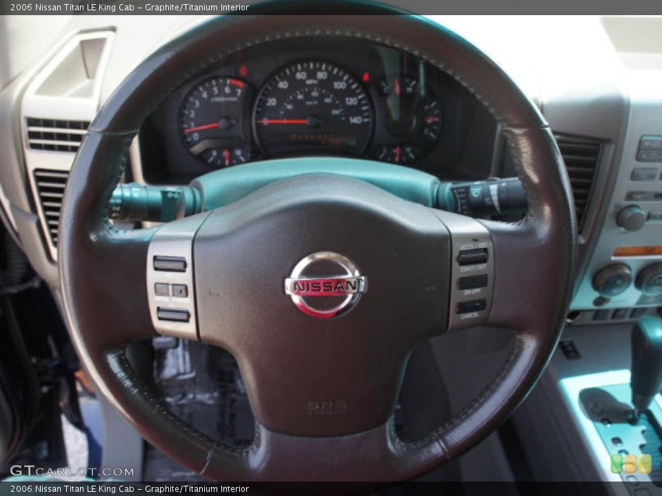 Graphite/Titanium Interior Steering Wheel for the 2006 Nissan Titan LE King Cab #48270631
