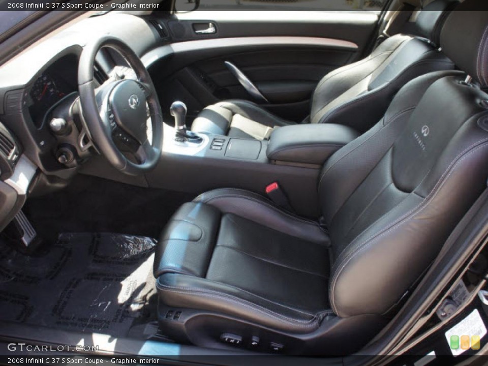 Graphite Interior Photo for the 2008 Infiniti G 37 S Sport Coupe #48271174