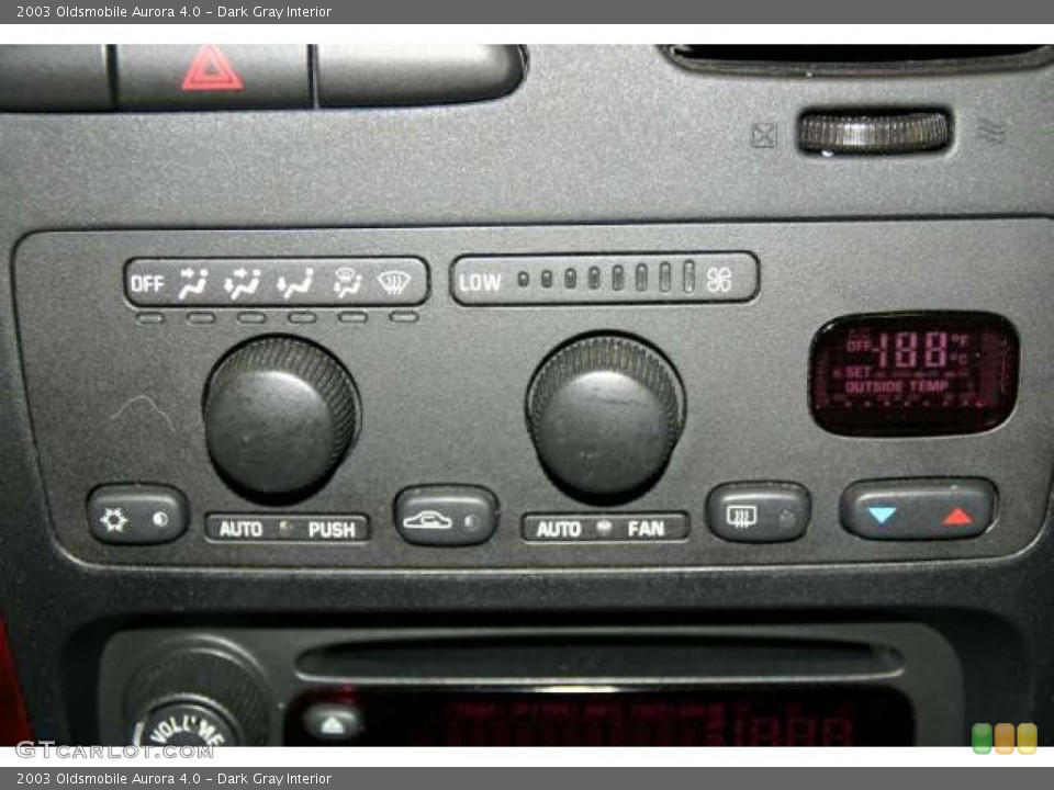 Dark Gray Interior Controls for the 2003 Oldsmobile Aurora 4.0 #48272149