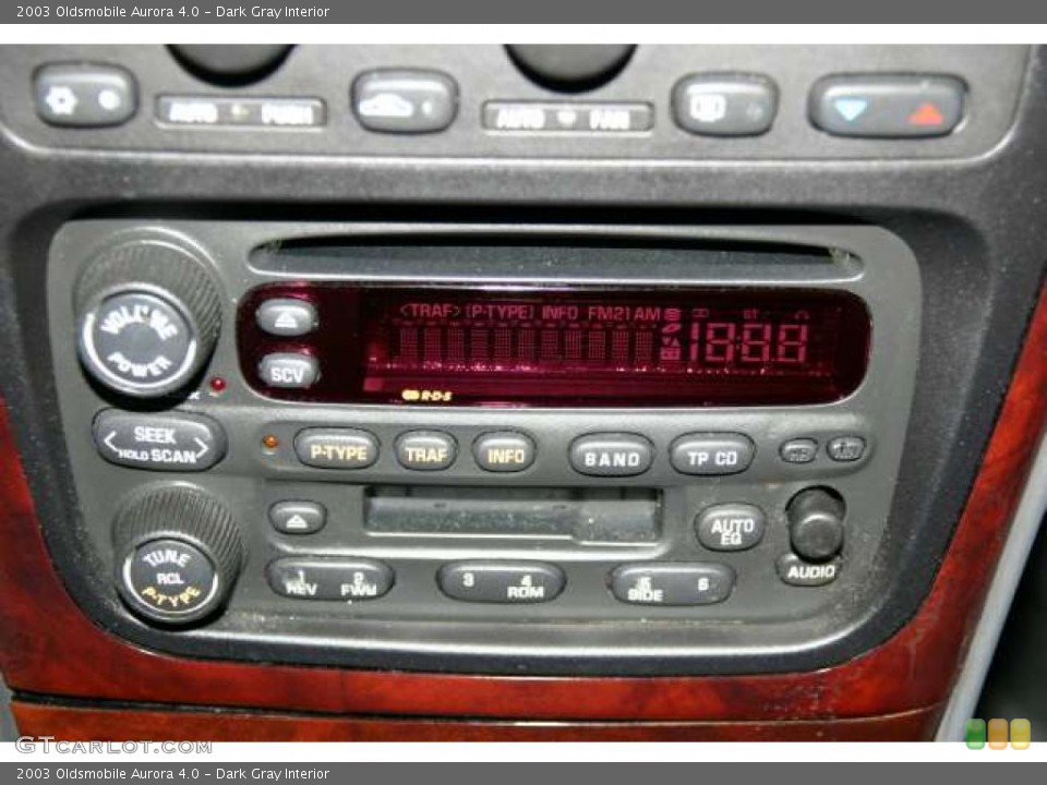 Dark Gray Interior Controls for the 2003 Oldsmobile Aurora 4.0 #48272161