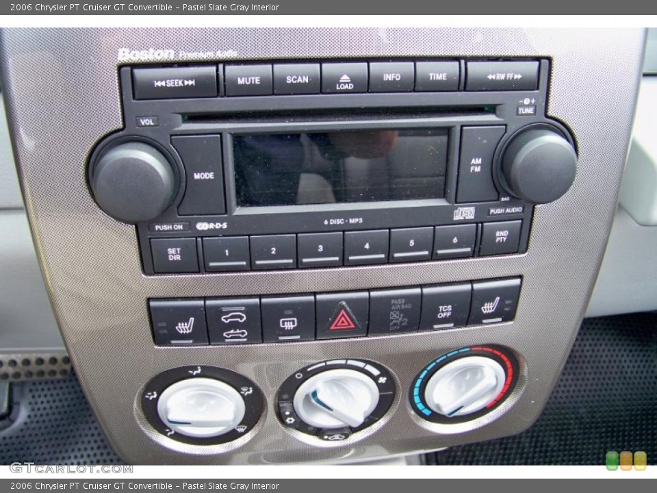 Pastel Slate Gray Interior Controls for the 2006 Chrysler PT Cruiser GT Convertible #48272386