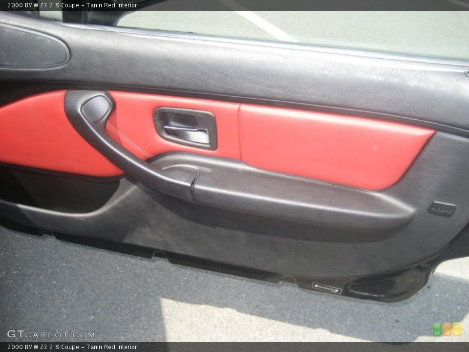 Tanin Red Interior Door Panel for the 2000 BMW Z3 2.8 Coupe #48272554