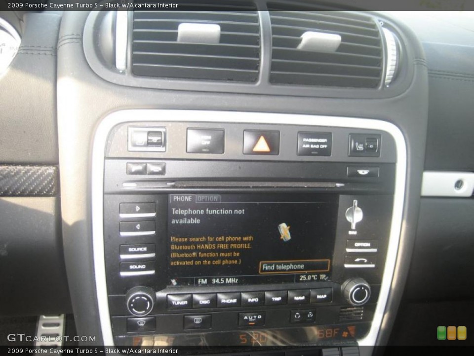 Black w/Alcantara Interior Controls for the 2009 Porsche Cayenne Turbo S #48272992