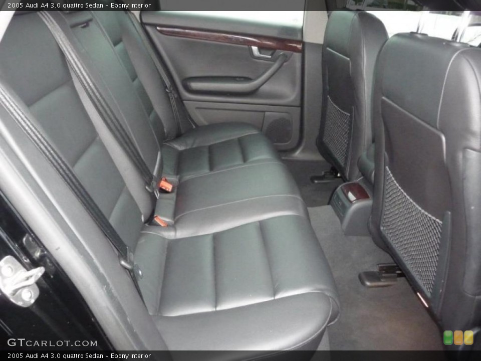 Ebony Interior Photo for the 2005 Audi A4 3.0 quattro Sedan #48274480