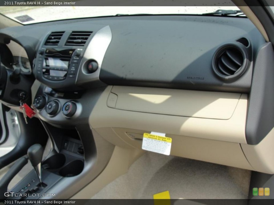 Sand Beige Interior Dashboard for the 2011 Toyota RAV4 I4 #48275185