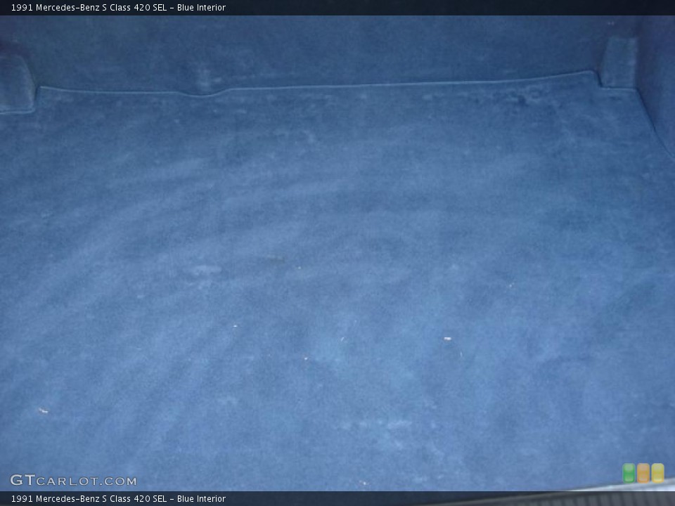 Blue Interior Trunk for the 1991 Mercedes-Benz S Class 420 SEL #48275641