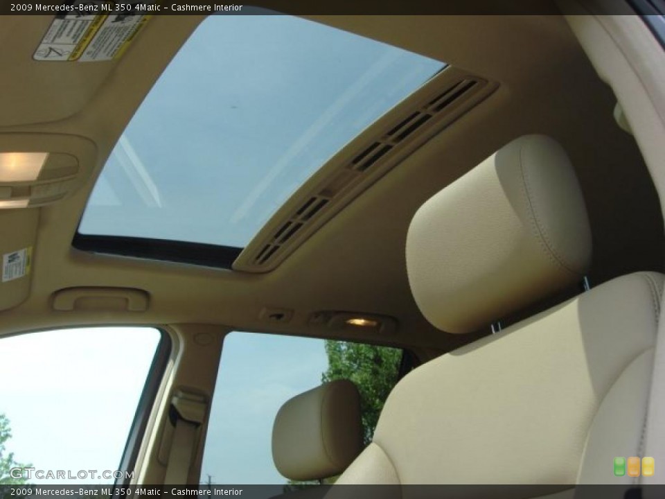 Cashmere Interior Sunroof for the 2009 Mercedes-Benz ML 350 4Matic #48275806