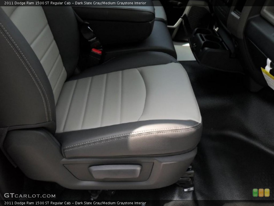 Dark Slate Gray/Medium Graystone Interior Photo for the 2011 Dodge Ram 1500 ST Regular Cab #48275845