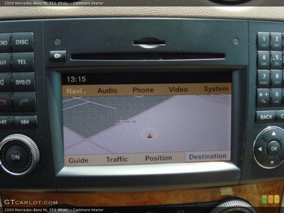 Cashmere Interior Navigation for the 2009 Mercedes-Benz ML 350 4Matic #48275953