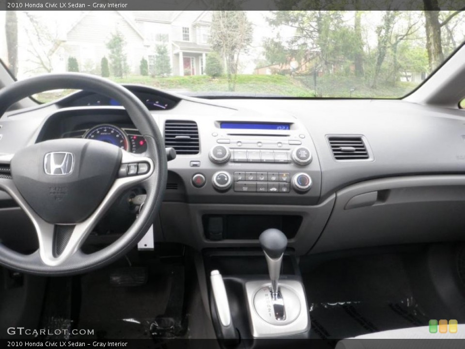 Gray Interior Dashboard for the 2010 Honda Civic LX Sedan #48276127