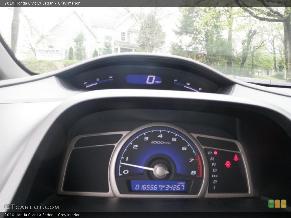 Gray Interior Gauges for the 2010 Honda Civic LX Sedan #48276259