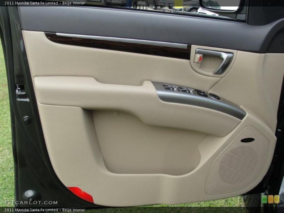 Beige Interior Door Panel for the 2011 Hyundai Santa Fe Limited #48276430