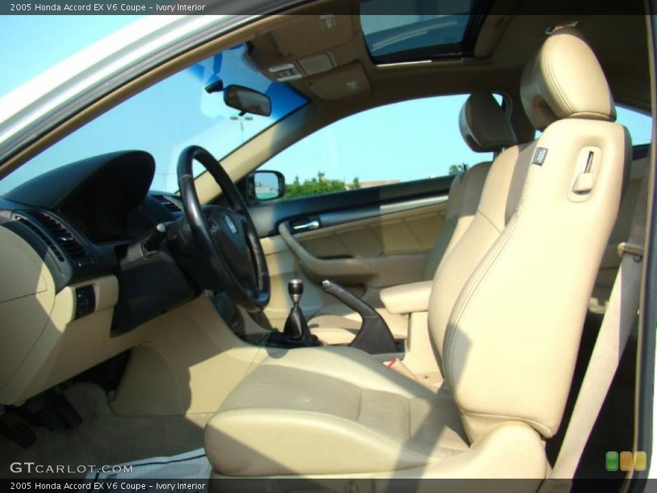 Ivory Interior Photo for the 2005 Honda Accord EX V6 Coupe #48276679
