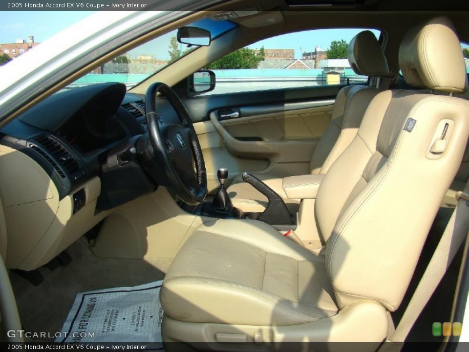 Ivory Interior Photo for the 2005 Honda Accord EX V6 Coupe #48276709