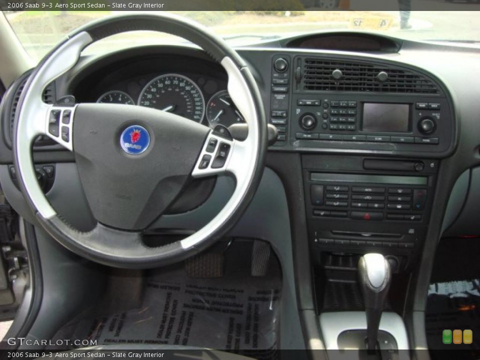 Slate Gray Interior Dashboard for the 2006 Saab 9-3 Aero Sport Sedan #48277420
