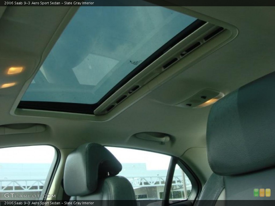 Slate Gray Interior Sunroof for the 2006 Saab 9-3 Aero Sport Sedan #48277432