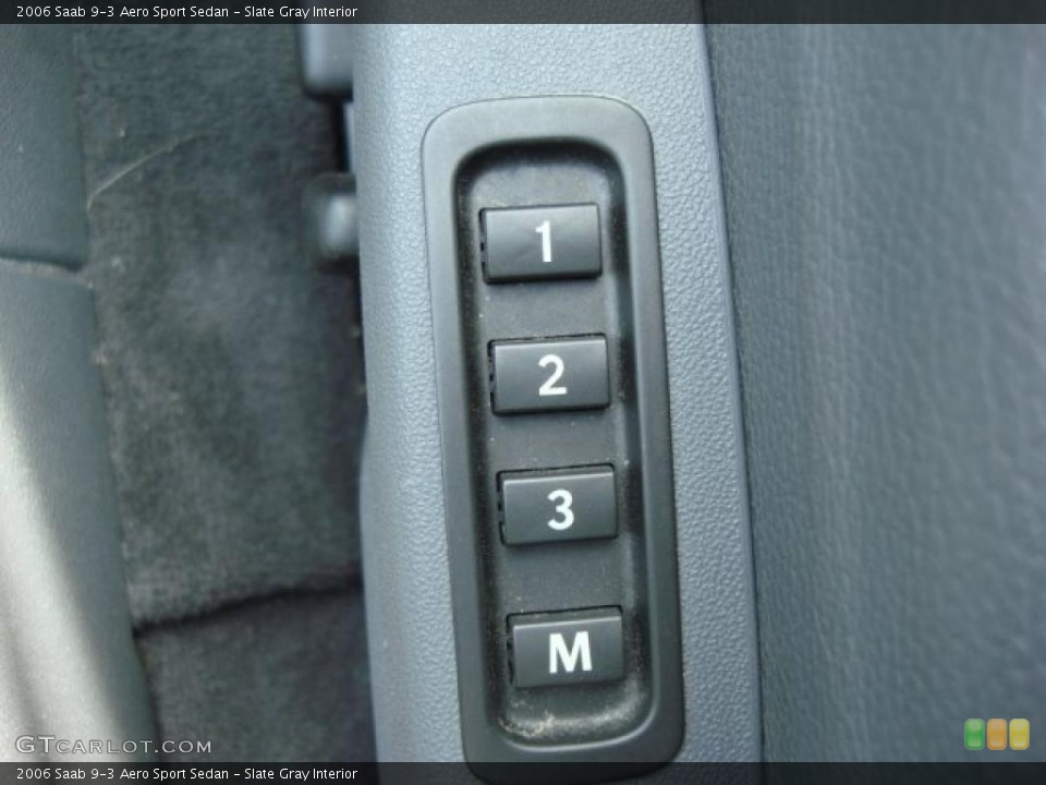 Slate Gray Interior Controls for the 2006 Saab 9-3 Aero Sport Sedan #48277447