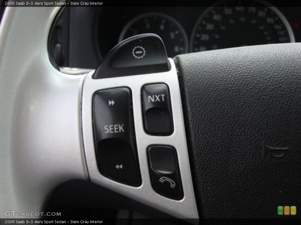 Slate Gray Interior Controls for the 2006 Saab 9-3 Aero Sport Sedan #48277537