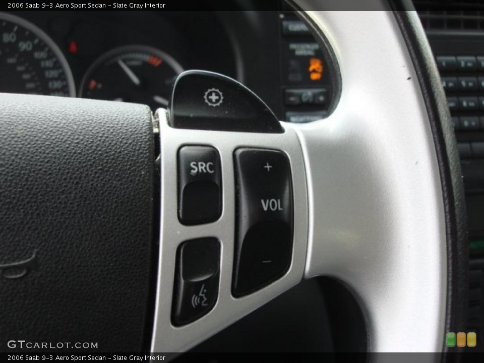 Slate Gray Interior Controls for the 2006 Saab 9-3 Aero Sport Sedan #48277554