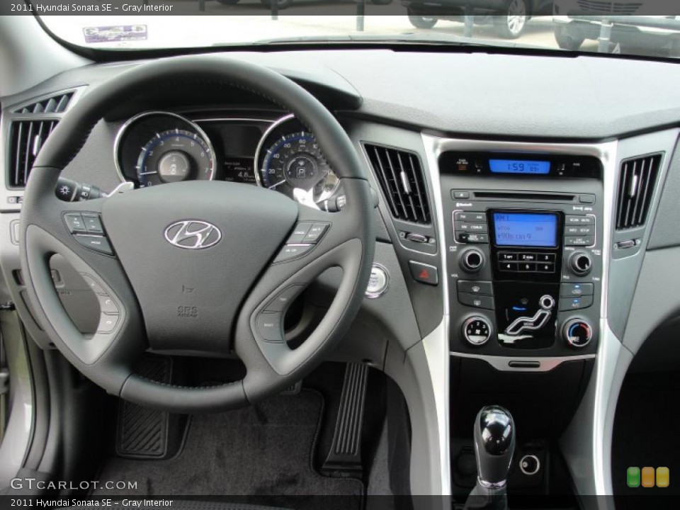 Gray Interior Steering Wheel for the 2011 Hyundai Sonata SE #48277585