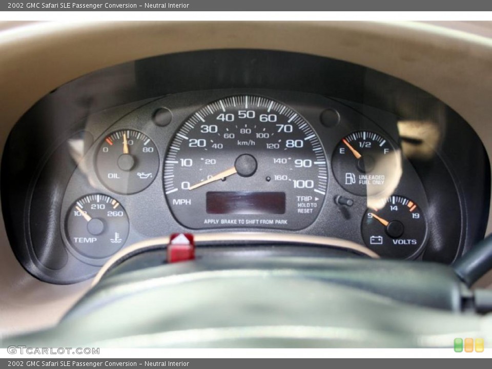 Neutral Interior Gauges for the 2002 GMC Safari SLE Passenger Conversion #48279703