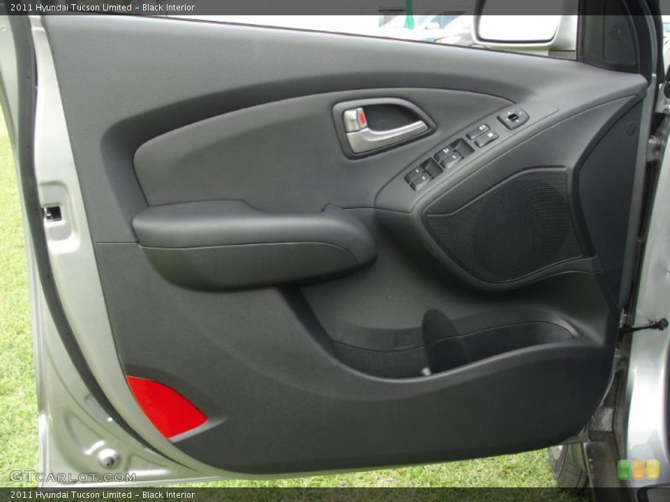 Black Interior Door Panel for the 2011 Hyundai Tucson Limited #48279787