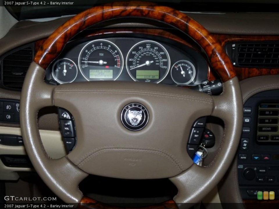 Barley Interior Steering Wheel for the 2007 Jaguar S-Type 4.2 #48279925