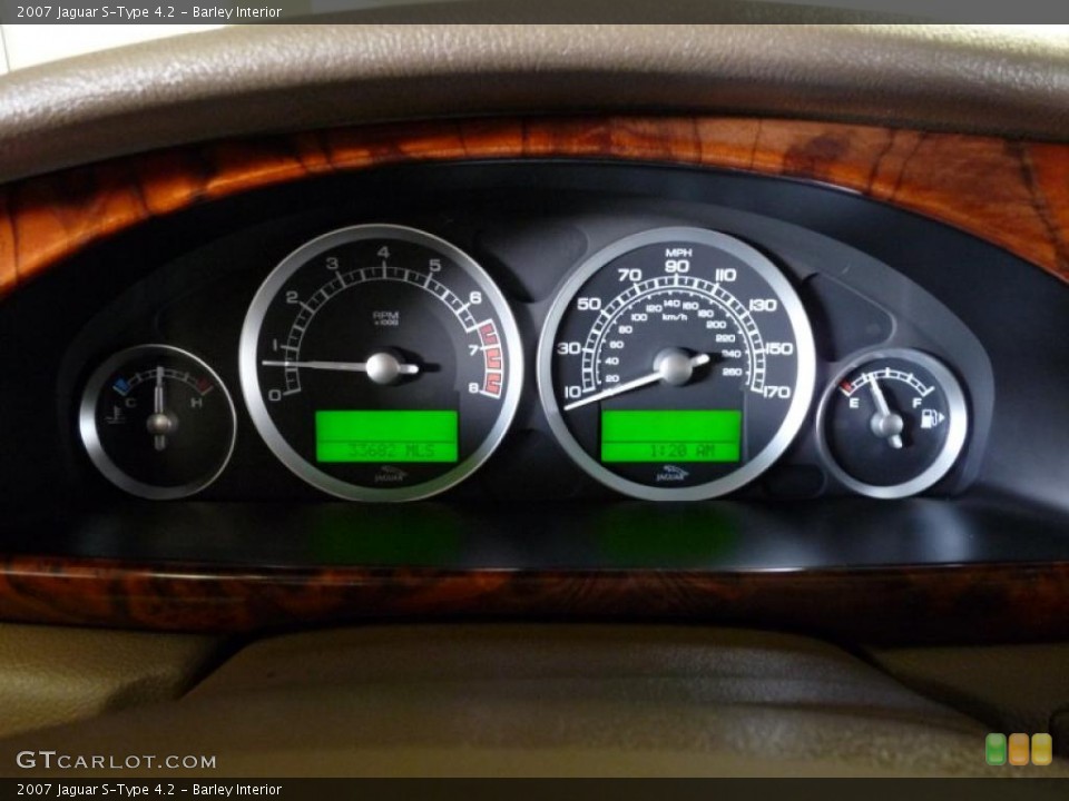 Barley Interior Gauges for the 2007 Jaguar S-Type 4.2 #48280015