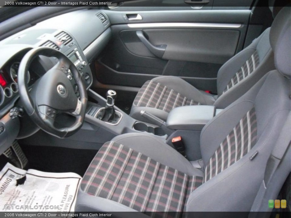 Interlagos Plaid Cloth Interior Photo for the 2008 Volkswagen GTI 2 Door #48281920
