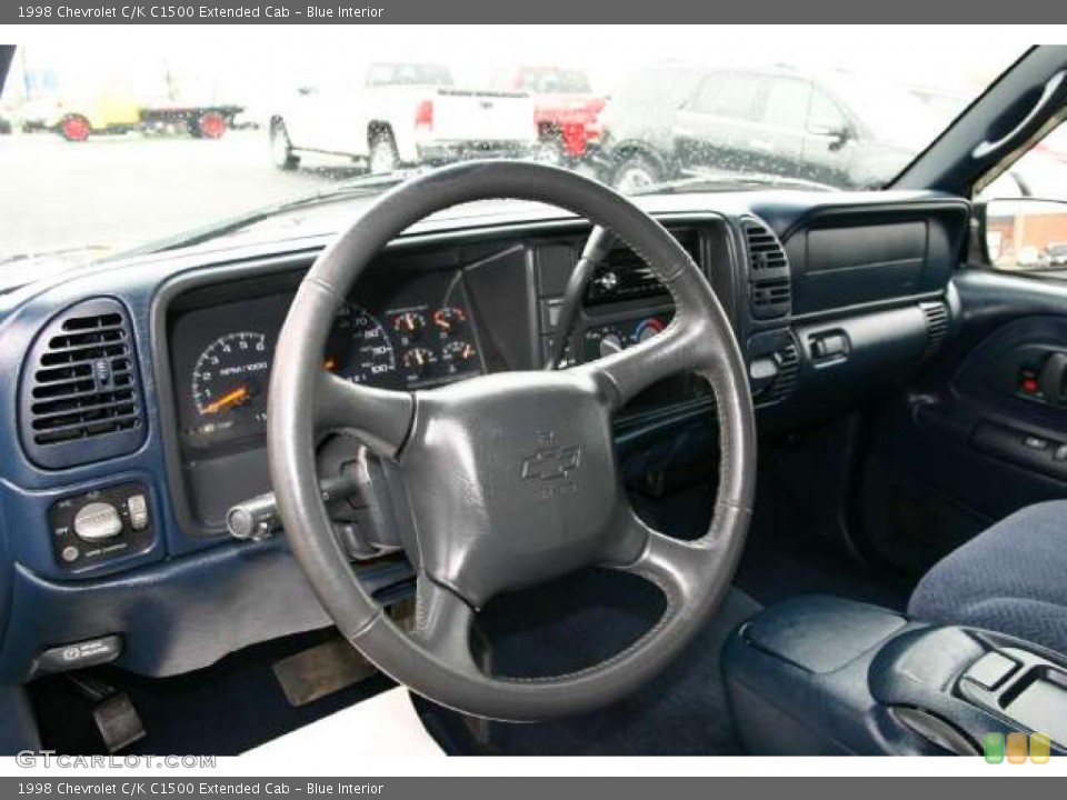 Blue Interior Dashboard for the 1998 Chevrolet C/K C1500 Extended Cab #48282040