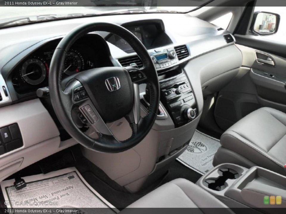 Gray Interior Prime Interior for the 2011 Honda Odyssey EX-L #48282073