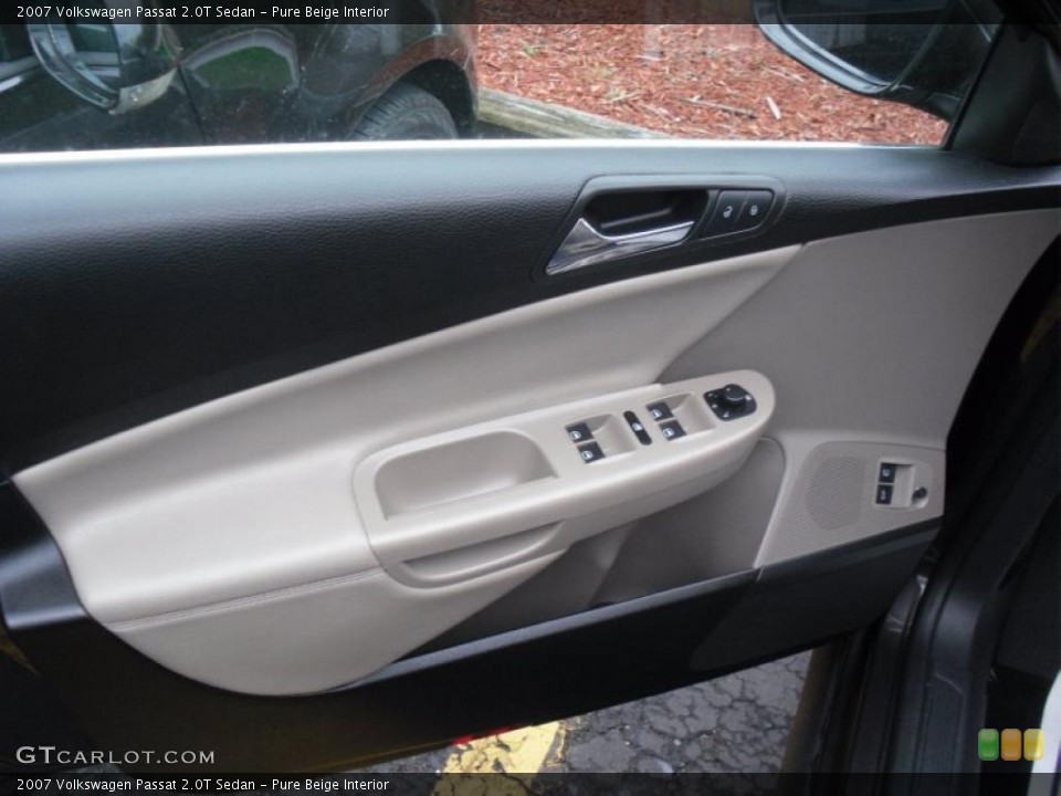 Pure Beige Interior Door Panel for the 2007 Volkswagen Passat 2.0T Sedan #48282091