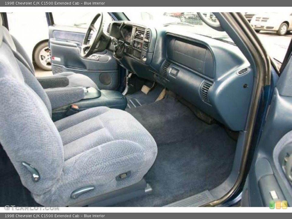 Blue Interior Photo for the 1998 Chevrolet C/K C1500 Extended Cab #48282148