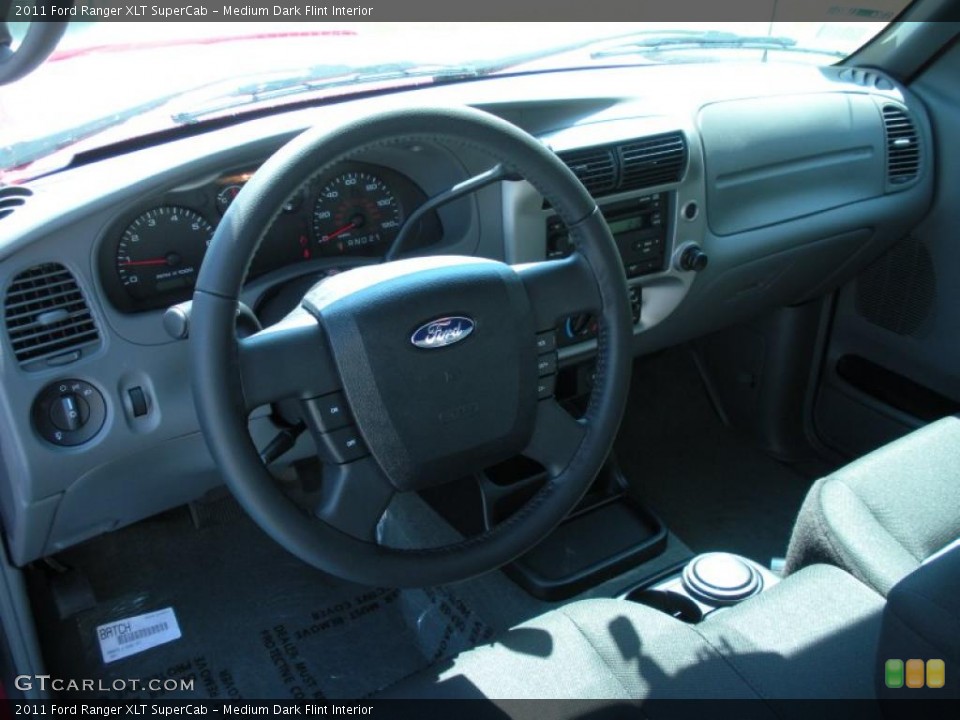 Medium Dark Flint Interior Dashboard for the 2011 Ford Ranger XLT SuperCab #48283297